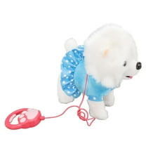 Electronic Plush Dog Puppy Doll Singing Walking Toy with Remote Control Leash Kids Toddler Birthday Gifts 3-6 Year Old