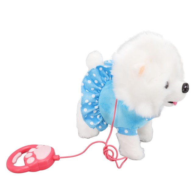 Perro electrónico, perro de peluche electrónico interactivo cachorro perro caminando juguete perro rendimiento inigualable Jadeshay A