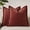 Burgundy Red, variant on Decorative Chenille Luxury Throw Pillow Covers with Wide Edge, Textured Solid Pillowcases, Soft Velvet Cushion Cover Home Décor for Couch Sofa Chair Bed,20×20 Inch, Set of 2, Cream White