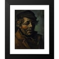 thumbnail image 2 of Vincent van Gogh 15x18 Black Modern Framed Museum Art Print Titled - Head of a Peasant (1884), 2 of 5