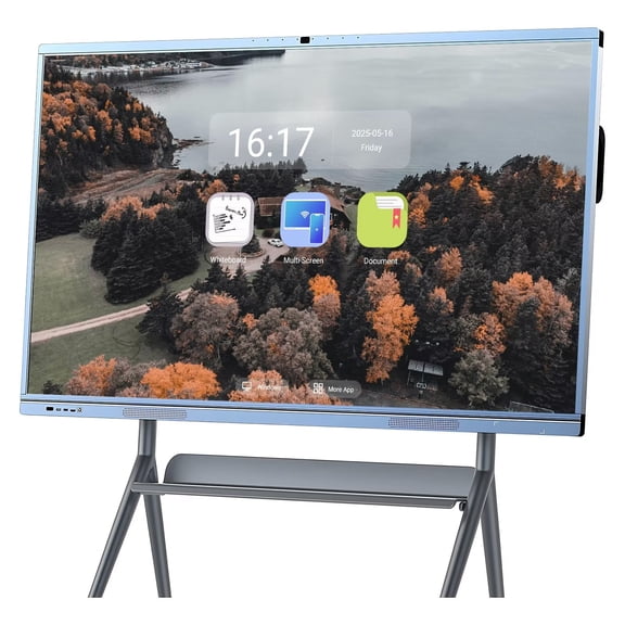 JYXOIHUB Smart Board 65inch Pro Live Streaming Display, Screen Mirroring Reverse Control IR Touch Rotatable 4K Monitor Wireless 5G/WiFi Connectivity for Digital Signage, Classrooms & Conferences