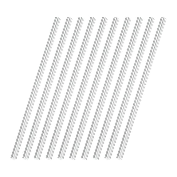 Uxcell 10Pack Round Steel Rods, 3.4mm x 100mm SKD11 Steel Solid Lathe Bar Stock Tool