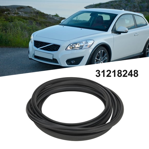 1pc Sunroof Glass Seal For Volvo C30 S40 S60 S80 V50 V70 XC70 31218248 Black Plastic Direct Fit Higher Grade Electric Components