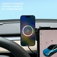 thumbnail image 6 of Car Phone Mount Holder 15W Magnetic Magsafe Wireless Charger for Tesla New Model 3 Highland 2024 Y X S BYD Atto 3 Accessories, 6 of 23