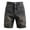 Dark Blue, variant on Shorts Pants for Men With Pockets Retro Straight Leg Five Quarter Pants Solid Color Men's Shorts