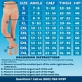 thumbnail image 4 of Made in USA - Sheer Compression Tights for Women Edema 20-30mmHg - Nude, Medium, 4 of 11