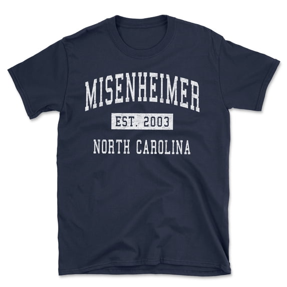 Misenheimer North Carolina Classic Established Men's Cotton T-Shirt