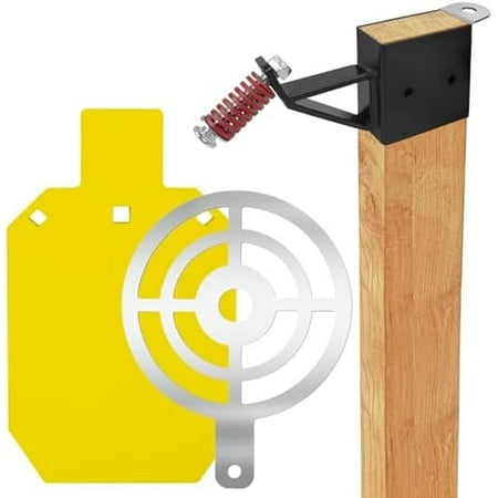 AR500 Steel Target for Shooting with Target Stand 1/2 Thick Gong Silhouette Metal Target Shooting Targets for The Range