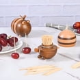 thumbnail image 5 of ACDANC 1000 Count Bamboo Toothpicks Barbecue,Fruits and Teeth Cleaning - Round Double-Pointed Wooden Toothpicks,For Appetizers,Olives, 5 of 6