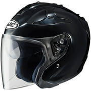 Angle View: HJC FG-Jet Solid Open Face Helmet Gloss Black XS