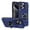 Blue, variant on Fashion Case with Holder Stander Kickstand Drop Resistant Shockproof Case For iPhone 15 Pro Max