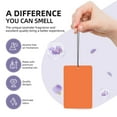 thumbnail image 5 of Car Fragrance Piece Four Pieces Of Fresh Air Lavender Smell Contains Lanyard Plastic Film Wrapped For The Bathroom Bed In The Car Room Orange Rectangle, 5 of 8