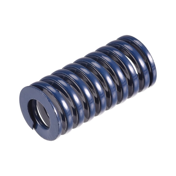 Uxcell Die Spring 14mm OD 30mm Long Spiral Stamping Light Load Compression Die Springs, Blue
