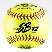 Dudley SB 12L NFHS Cork Center Fast Pitch Leather Softballs, 1 Dozen. 4H-311Y by Dudley