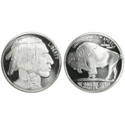 1 Troy oz Buffalo .999 Fine Silver Round