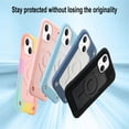 thumbnail image 2 of SaniMore for iPhone 13 6.1" Magnetic Case Support Wireless Charging, Soft Silicone & Hard Plastic Frame Built-in 36 Grain N52 Magnets Heavy Duty Full Body Protective Shell, Rosegold, 2 of 7