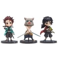thumbnail image 1 of Q.ver-figura DE ACCIÓN DE Kimetsu no Yaiba, Nezuko, Tanjirou, Zenitsu, Giyuu, Inosuke, Demon Slayer, juguetes de Anime en PVC, 3 unidades por juego, 1 of 4