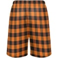 thumbnail image 3 of CROPD Thanksgiving Plaid Pajama Shorts for Men Pajama Bottoms Men's Pjs Lounge Sleep Shorts with Pockets, 3 of 6
