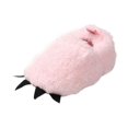 thumbnail image 7 of Soft Plush Animal Slip-on Slippers for Baby Boys Girls,Cute Fluffy Cartoon Monster Claw Baby Shoes for 0-18M, 7 of 7