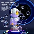 thumbnail image 4 of MesaSe Astronaut Bubble Machine Fully automatic 360° rotation Astronaut USB rechargeable bubble blower toy, 4 of 13