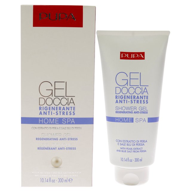 Pupa Milano Gel de ducha Home Spa Gel Regenerador Antiestrés - Extracto de Perla 10.14 oz Pupa Milano Gel de ducha 10.14 oz
