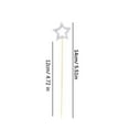 thumbnail image 4 of 50-Pack Bamboo Cocktail Skewers with Star-Shaped Ends for Appetizers, Fruit, and Party Food Presentation, 4 of 10