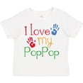 thumbnail image 3 of Inktastic PopPop Grandkids Handprints Boys or Girls Toddler T-Shirt, 3 of 5
