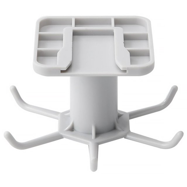 MesaSe Rotating Hanging Holder Rotatable Hanger for Spoon Multifunctional Kitchen Hanging Holder Gray