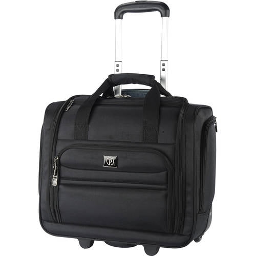 Protege - 16 Rolling Under-seater Luggage - Black - Walmart.com 