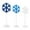 Style B, variant on Mornei 3x Standing Wooden Snowflakes Block Rustic Indoor Holiday Decor Winter Snowflake A