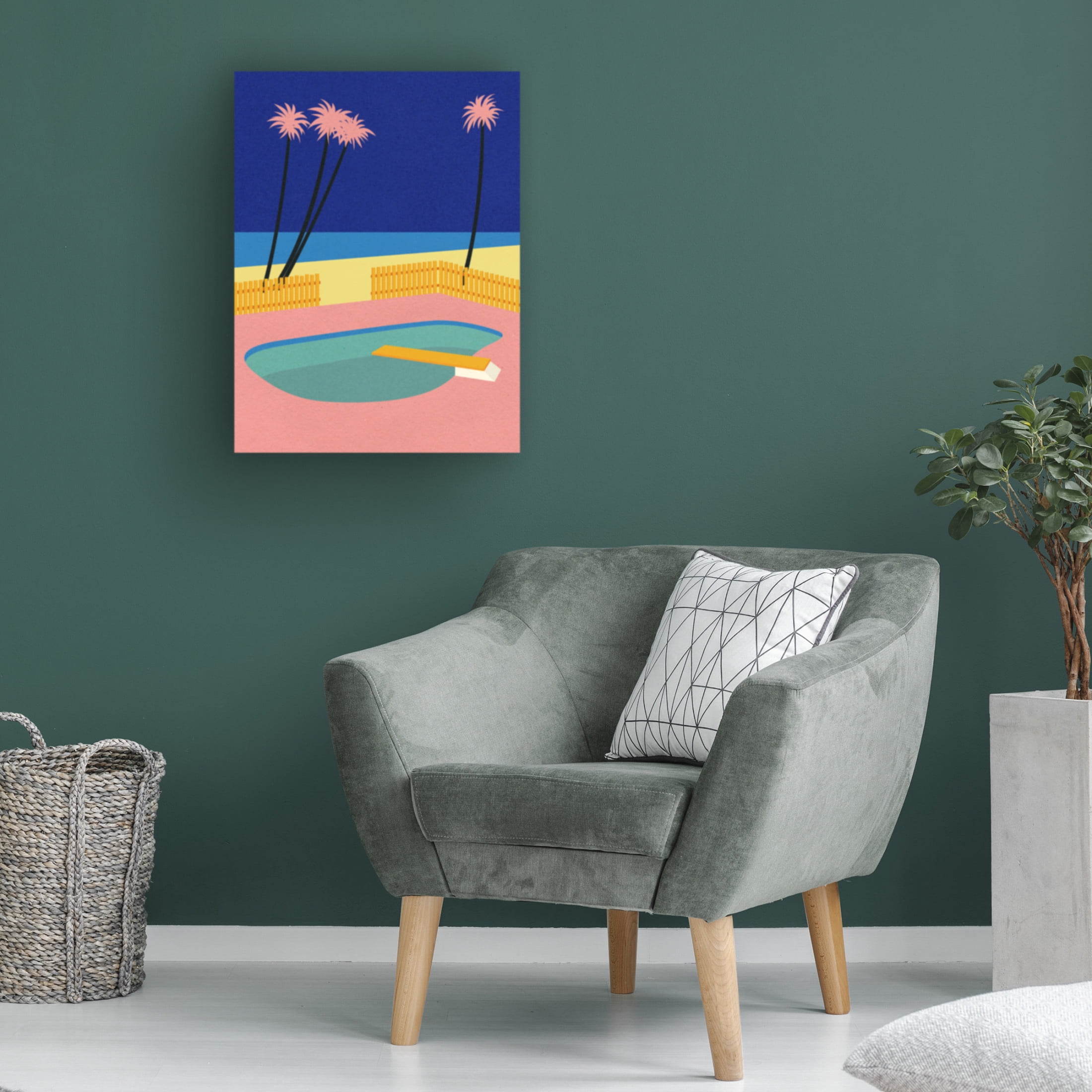 Trademark Fine Art Rosi Feist Malibu Beach Canvas Wall Art