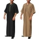 thumbnail image 2 of ZHAOCHENG Vestidos musulmanes, caftán musulmán para hombre, abaya, túnica de Dubái para hombre, kandoura étnica de Oriente Medio, ropa de oración para hombre, estilo saudí, dishdasha, thobe árabe, rop, 2 of 4