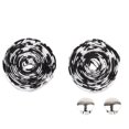 thumbnail image 2 of HEVIRGO 2Pcs Mountain Bicycle Road Bike Handlebar Non-Slip Sponge Straps Riding Tools,Black White Camouflage, 2 of 10