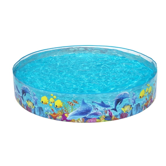 Play Day 8' x 8' Inflatable Round Kiddie Pool