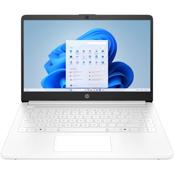 Restored HP 14-dq6102ds 14" Intel N150 0.8 GHz up to 3.6 GHz 4GB DDR4 128GB UFS Intel UHD Graphics Windows 11 Home Laptop, White - BK1K1UA