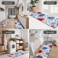 thumbnail image 5 of Pioneer Flower Floral Print Pattern Kitchen Rugs Sets Of 3,Kitchen Runner Rugs Non Skid Washable,Decorative Kitchen Floor Mats for Kitchen,Sink,Laundry,17"x30"+ 17"x47" + 17"x59", 5 of 6