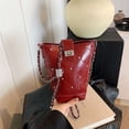thumbnail image 2 of Sophisticated Chained Mini Satchel - Trendy Universal Shoulder and Crossbody Bag, 2 of 8
