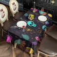 thumbnail image 6 of Mystical Halloween Pattern Rectangle Tablecloth 60"x120",Waterproof Polyester Rectangle Table Cloth, Wipeable Spillproof Polyester Tablecloth for Dining, Camping, Indoor and Outdoor, 6 of 6