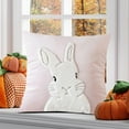 thumbnail image 1 of Jubipavy Cute Rabbits Pillow Cover Home SofaEmbroidered Pillow Car Waist Cover, 1 of 7