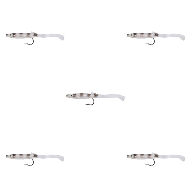 relayinert 6 Pieces Fishing Lures Angling Accessories Professional Small Simulation Bait Hook Tackle Accessory Fish Baits Leopard black 5Set