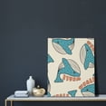 thumbnail image 5 of Sikiie Cute colorful whale Print Canvas Decorative Hanging Painting, Anti-shrinkage Hanging Frame, Suitable for Home, Office Wall Decorations, 5 of 6