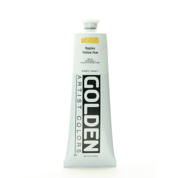 Golden Heavy Body Artist Acrylic, 5 oz, Naples Yellow Hue