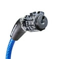 thumbnail image 6 of Wordlock CL-454-BL Wordlock Combination Non-Resettable Cable Lock (Blue) - Non-Resettable - 4-digit Combination Lock - Blue, Black, White - Steel, Vinyl - 4 ft - For Bike, 6 of 6
