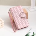 thumbnail image 6 of Crossbody Wallet Case for iPhone 16 Plus Glitter PU Leather Phone Case with Card Slots Kickstand Wrist Strap Cover Magnetic Closure Flip Handbag Zipper Purse Case for Women Girls, Rosegold, 6 of 10
