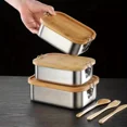 thumbnail image 6 of 304 Stainless Steel Lunch Boxes Sealed Containers Portable Sushi Box Bento Camping Tableware Leakproof Food Carrier, 6 of 9
