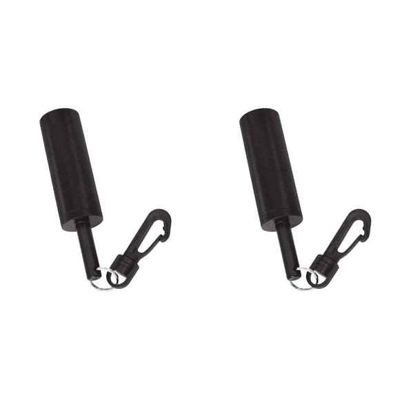 Peggybuy Scuba Rattle Stick with 360 Rotating Quick Hook Signal Bell for Diving (Black)