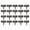 Black, variant on Landscape Edging Faux Stone Garden Edging Border,Decorative Stone-Look Garden Border for Flower Bed Edging,Lawn,Landscaped Yard,Trees and Gardens (Gray, 20 Pcs)