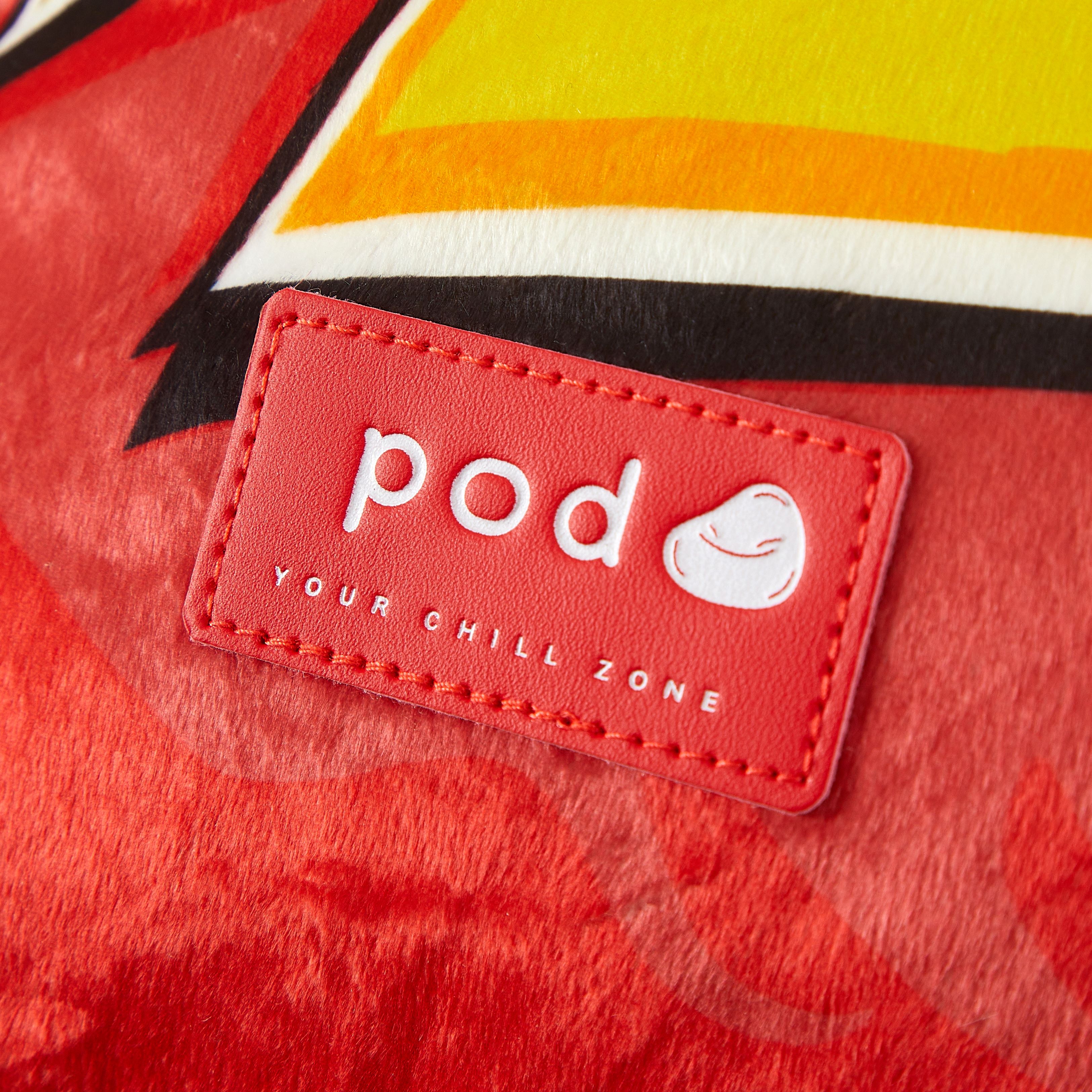 Disney Lightning McQueen 18-Inch Toddler Beanbag Chair, Red photo 4