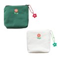 thumbnail image 3 of GOOHOCHY 2 bolsas de cable de datos portátiles, bolsas de almacenamiento de moda, bolsas prácticas para monedas (colores surtidos), 3 of 8