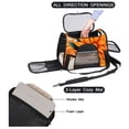 thumbnail image 2 of Tangerine Fabric Pet Bag with 900D Oxford Cloth Base and Nylon Webbing - Large Size 17x10x11.8 in - Ideal for Travel and Outdoor Activities, 2 of 7